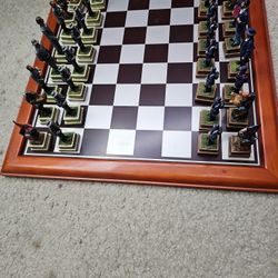 Civil War Carved Chess Set