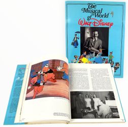 The Musical World of Walt Disney 1990 HC David Tietyen Illustrated Book