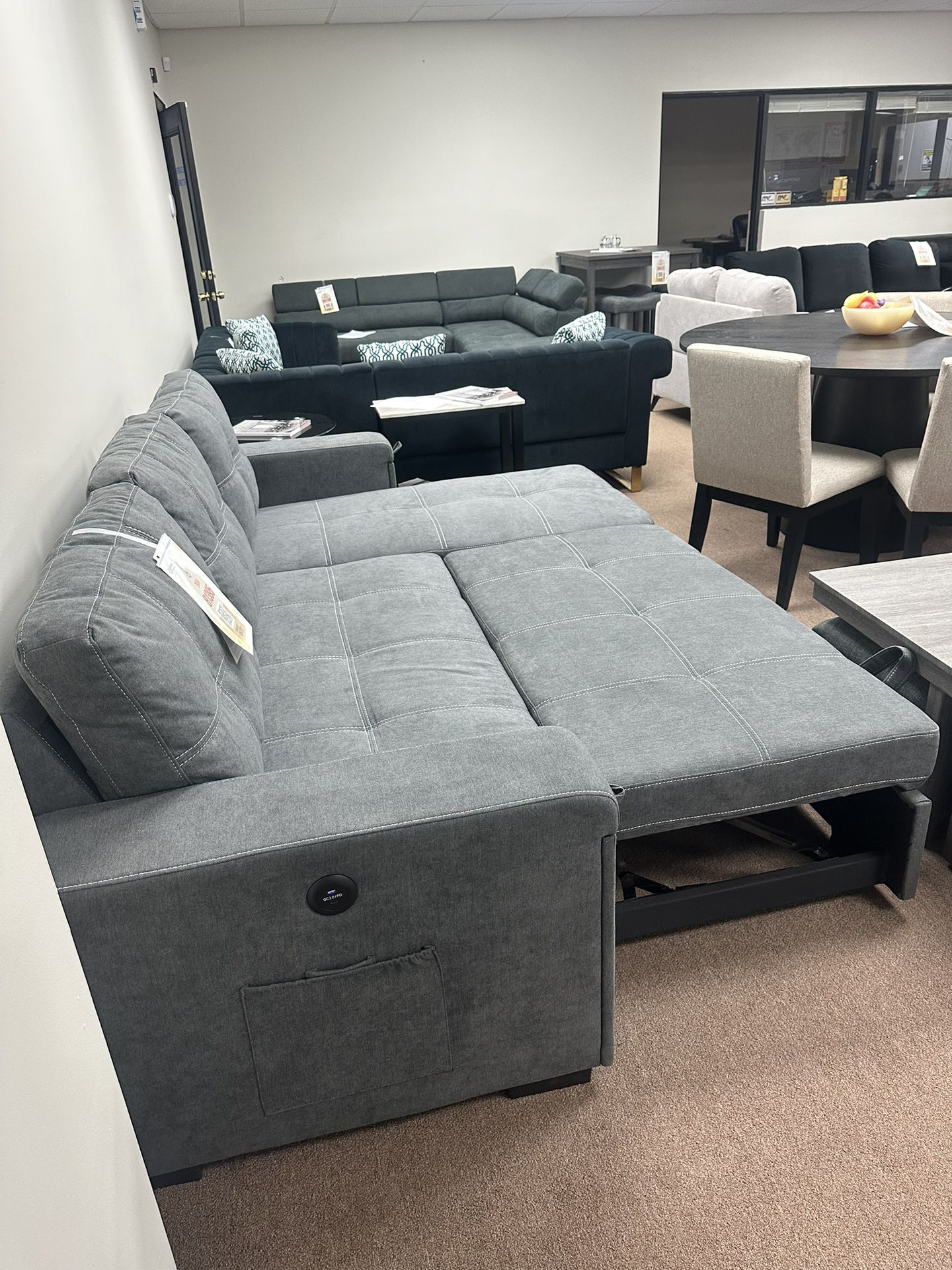 Warehouse sectional sofa sale limited supply 0 interest Finance available.