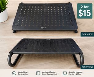 2 WALI Adjustable Monitor/Laptop Stands – $15 for Both