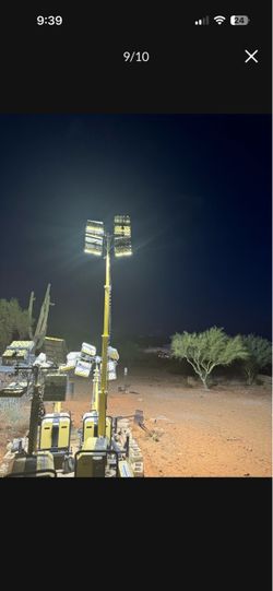 Beacon LED Light Tower; Commercial Construction