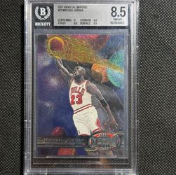 1997-98 Metal Universe MICHAEL JORDAN #23 CHICAGO BULLS HOF BGS 8.5 NM-MINT+