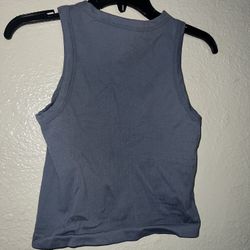 Pretty Navy Blue Crop Top 