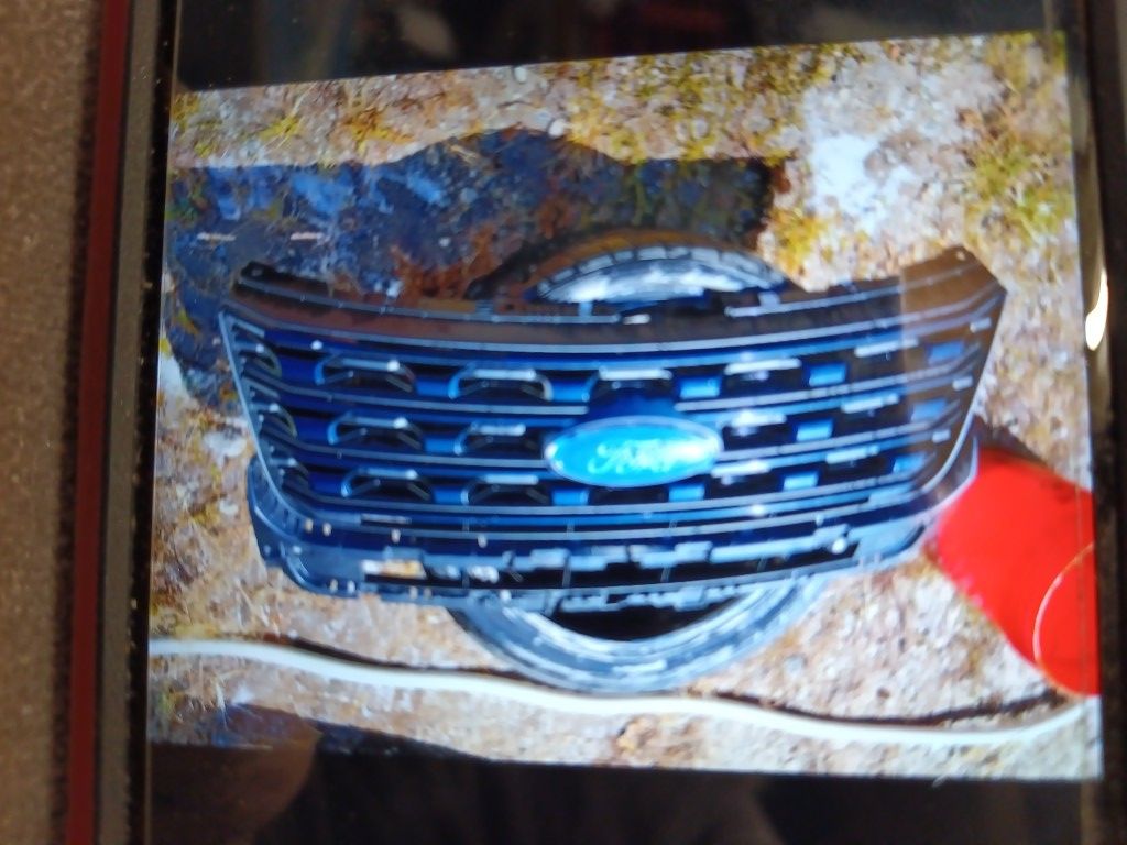 Black Painted Grill For 2015 To 2018 Ford Explorer Original Part