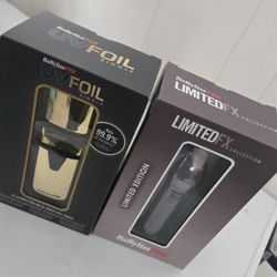 Babybliss Pro Brand New UV Foil and Limited FX Edition Hair Razor