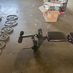 Adjustable Bench With Leg Extension 