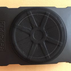 KICKER - Hideaway 10" Compact Powered Subwoofer - Black 