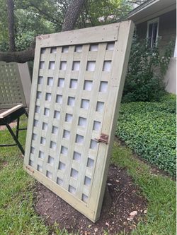 Cedar out door gate