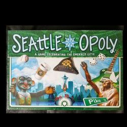 Seattle-opoly: A game celebrating the Emerald City! (Late for the Sky) NEW!!