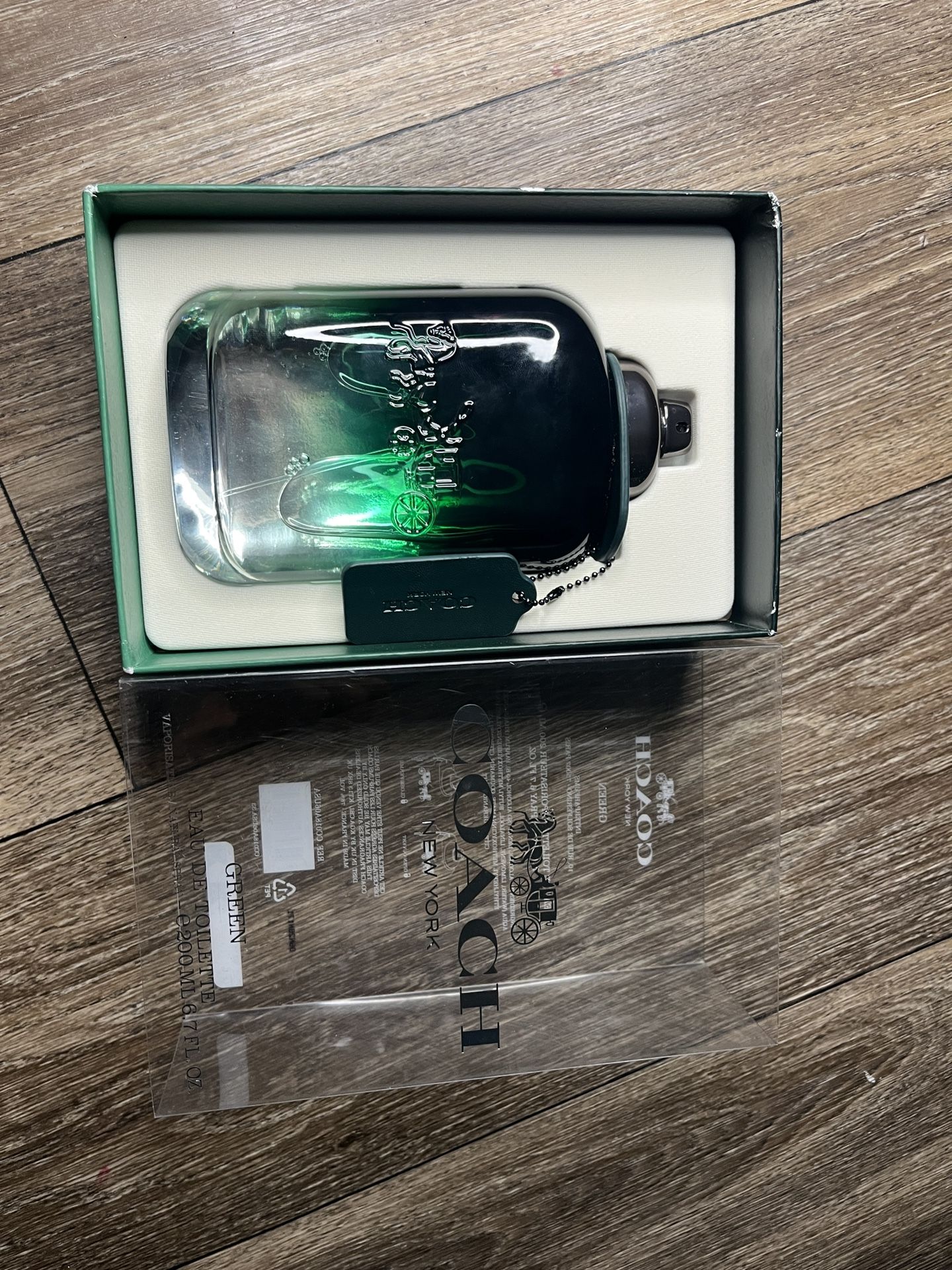 Never Used Brand New New York Green Coach Will