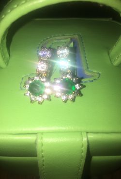 💎925 silver earrings with 🌹beautiful stones❣️