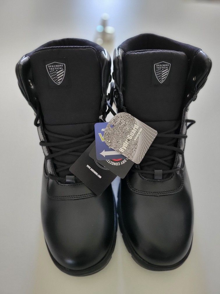 Skechers Mens Wascana Work or Motorcycle Boots 
