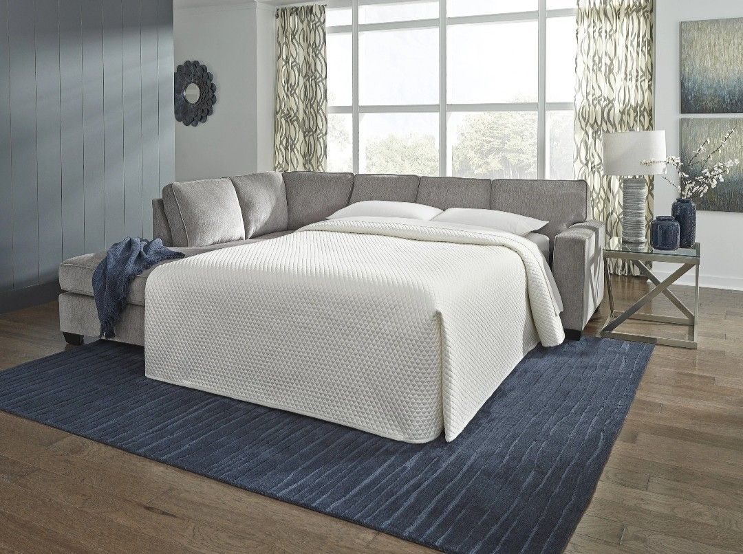 Altari Alloy LAF Full Sleeper Sectional& Ottoman
