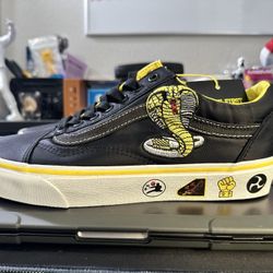 Vans X Cobra Kai (Sizes 6.5)