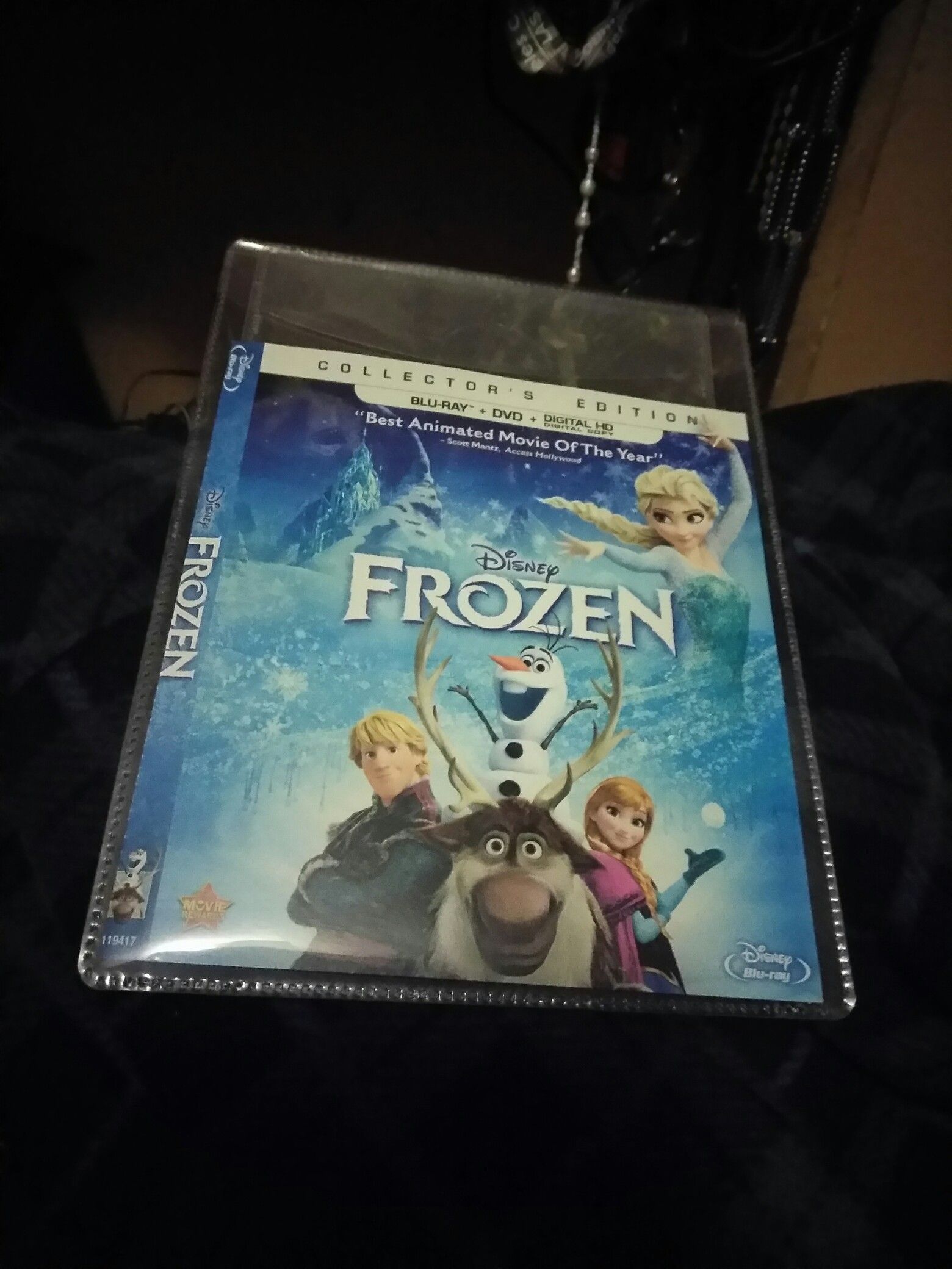 frozen bluray dvd