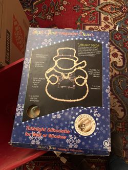 Snowman Lighted sign