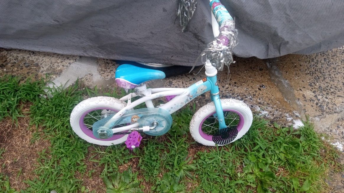 Frozen 12 Inch Bike No Training Wheels Ready To Ride