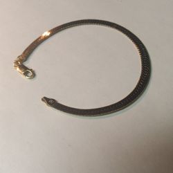 925 MBC Stands For Gold Plated Sterling Silver 9" Inches Long.