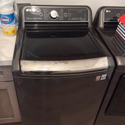 Lg Washer Slate Color Top Load Top Of The Line 5 Years Old Works Well