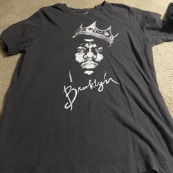 Biggie Smalls Grey T Shirt Medium 