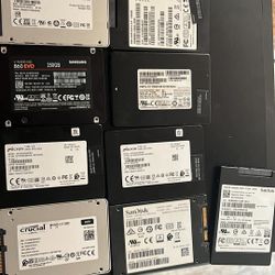 250gb SSDs And 1 128gb 