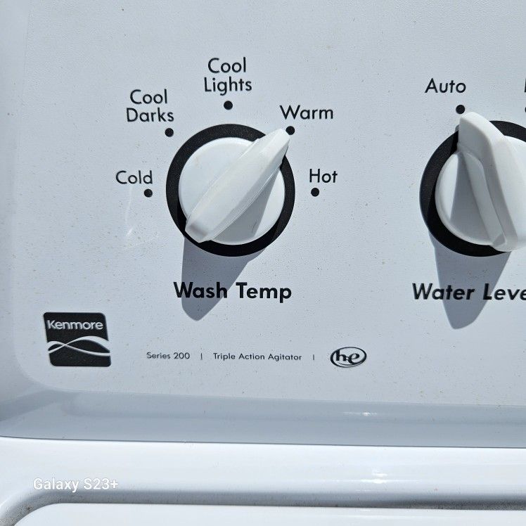 WASHING MACHINE AND DRYER -