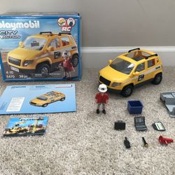 Playmobil Construction Supervisor Car Toys Complete Set