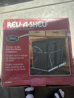 Rev A Shelfs Trash Cans