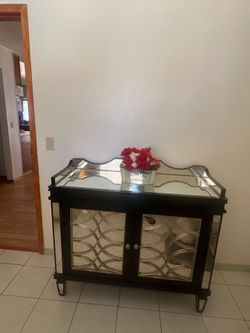 Mirror two door cabinet