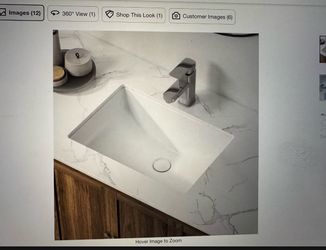 Eridanus Denbigh Undermount Bathroom Sinks (Brand New)