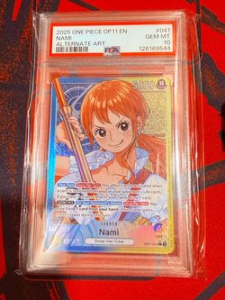 One Piece OP11 Nami Alternate Art PSA 10 Gem Mint