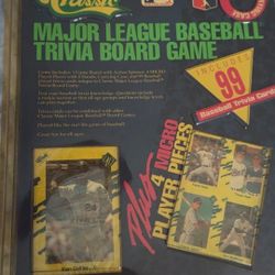 Baseball Classic Major League Trivia Board Game