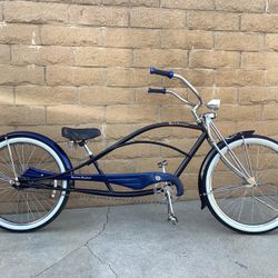STRETCHED KUSTOM  KRUISER ROADSTER BIKE SINGLE SPEED