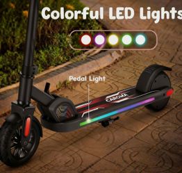 Caroma Electric Scooter with RGB LED Lights