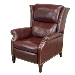 Hancock & Moore Premium Leather Browning Wing Bustle Back Recliner