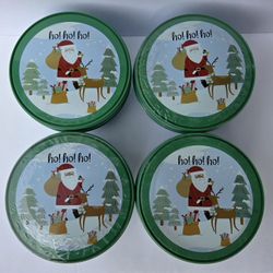 Christmas Santa Plastic Treat Gift Containers with Lids! - NEW!