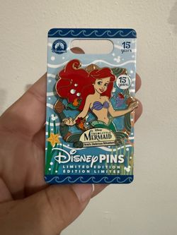 Disney The Little Mermaid Ariel’s Undersea Adventure 15th anniversary Pin. Brand new. LE 2000
