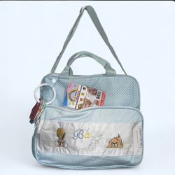 Y2K PreciousMoments Blue Diaper Bag