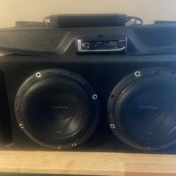 2-10” Fosgate  complete set up