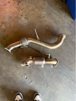 Skunk front pipe and down pipe