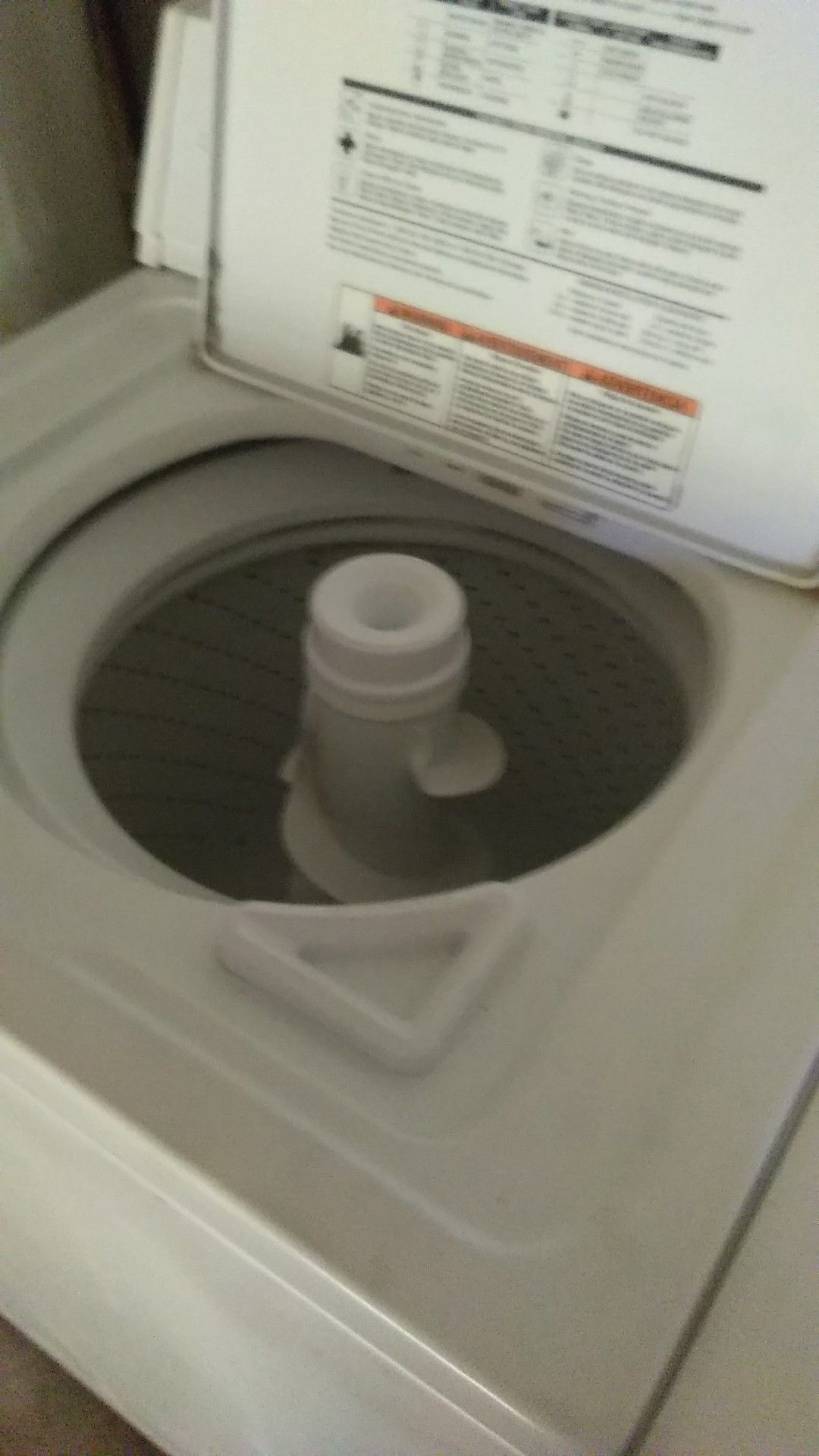 Whirlpool Estate heavy duty super capacity Plus washer and dryer for