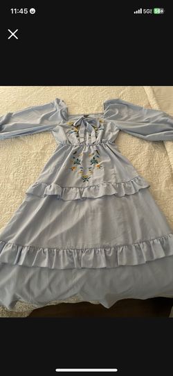 Light Blue Maxi Dress Size S/M