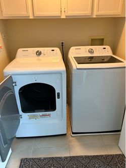 Samsung Washer & Gas Dryer Set (2021) – Matching Set – 4.5 cu ft / 7.2 cu ft