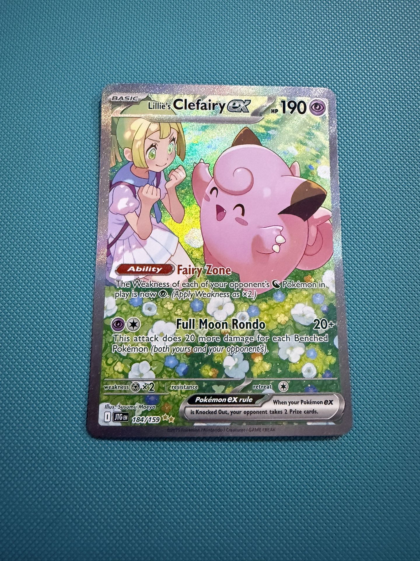 Lillie's Clefairy Ex #184 Journey Together