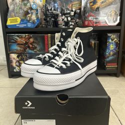 CONVERSE Chuck Taylor All Star Black High Top Shoes Women’s Size 7.5
