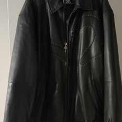 RocaWear Men's Leather Jacket 