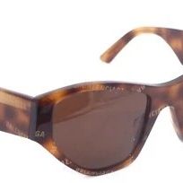 BALENCIAGA  HAVANA-GOLD/BROWN LENSES AUTHENTIC SUNGLASSES