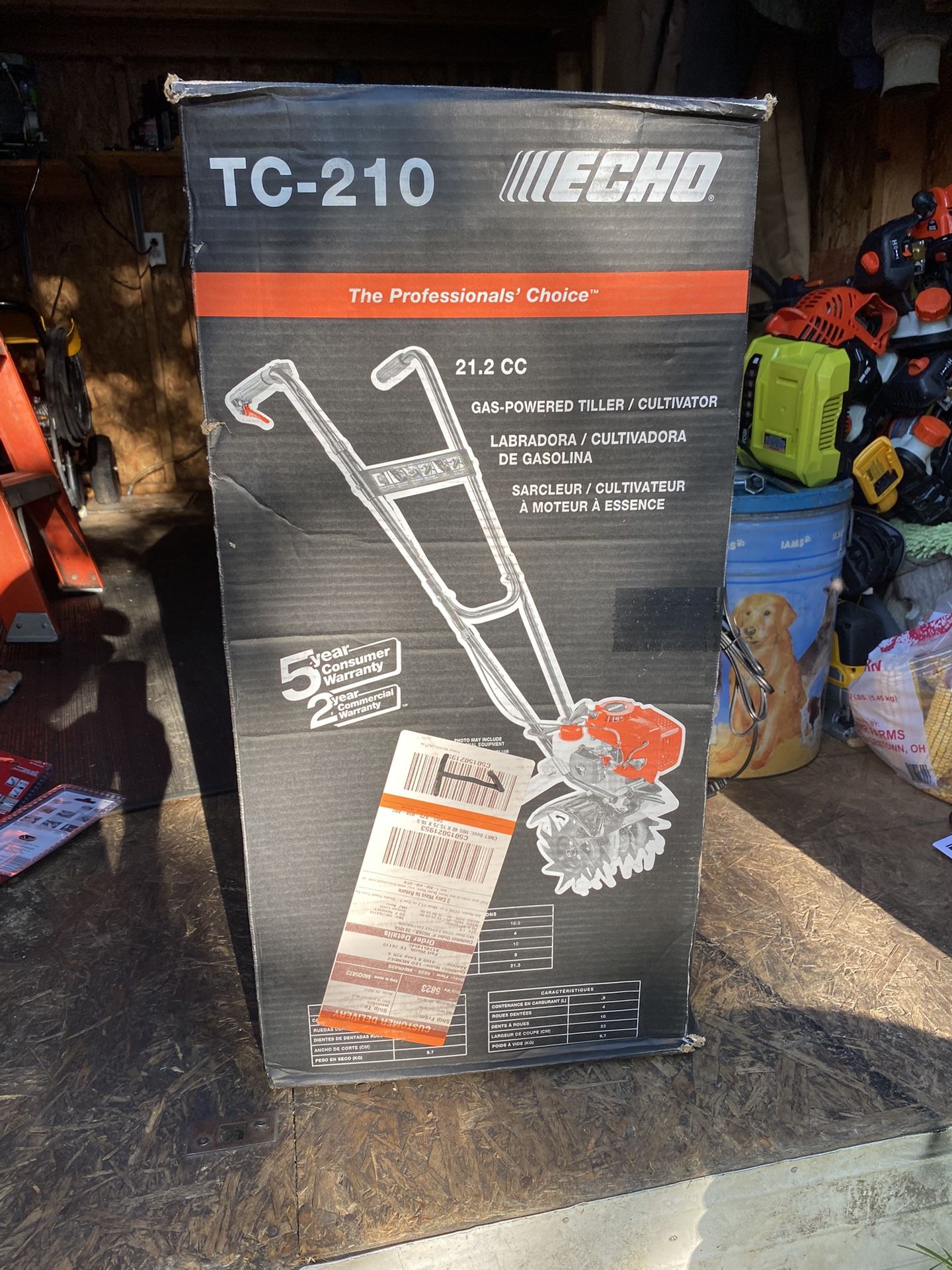 Echo Tiller No Tc210