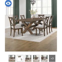 Dining Table Set 7 Piece 