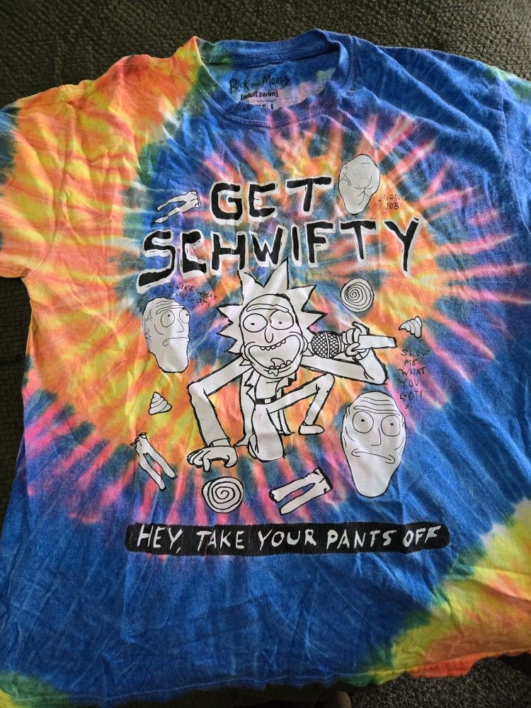 Tye Dye Rick And Morty Shirt